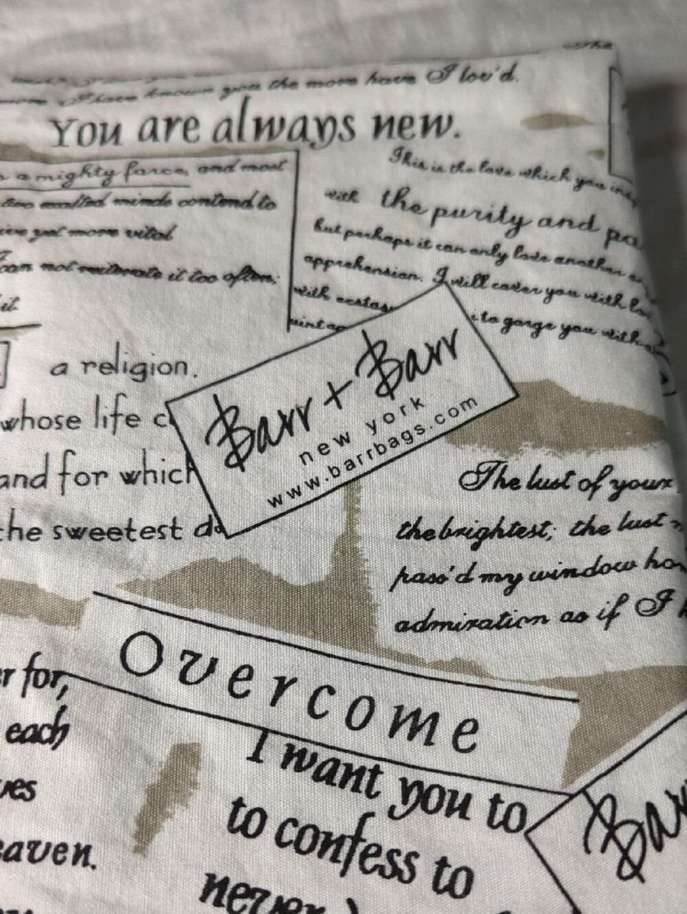 Barr+Barr Dust Bag